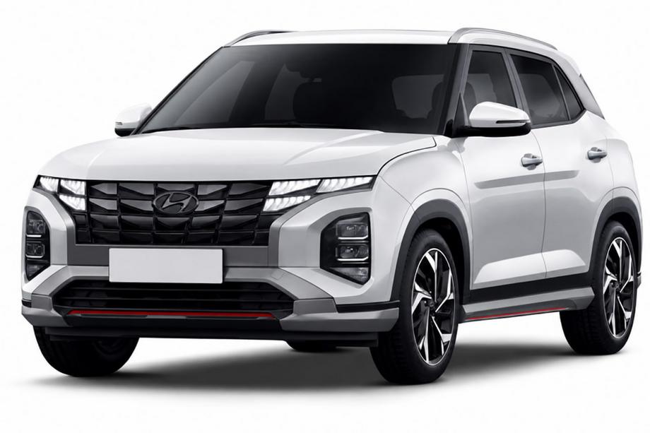 Hyundai Creta 2021– Relingi dachowe OEM szare (aluminium, montaż na klej) Image