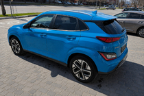 Hyundai Kona 2017-2023 Relingi dachowe OEM szare (aluminium, montaż na klej) zdjęcia 2