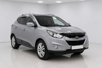 Hyundai IX-35 2010-2015 Relingi dachowe OEM szare (aluminium, montaż na klej) zdjęcia 2