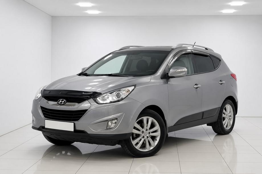 Hyundai IX-35 2010-2015 Relingi dachowe OEM szare (aluminium, montaż na klej) Image