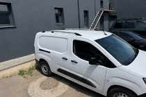Citroen Berlingo/Multispace 2018- Relingi dachowe chromowane (turecki design) Długie, metalowe stopy montażowe zdjęcia 3