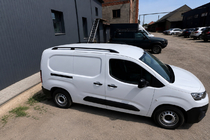 Citroen Berlingo/Multispace 2018- Relingi dachowe czarne (turecki design) Standard, plastikowe stopki zdjęcia 1