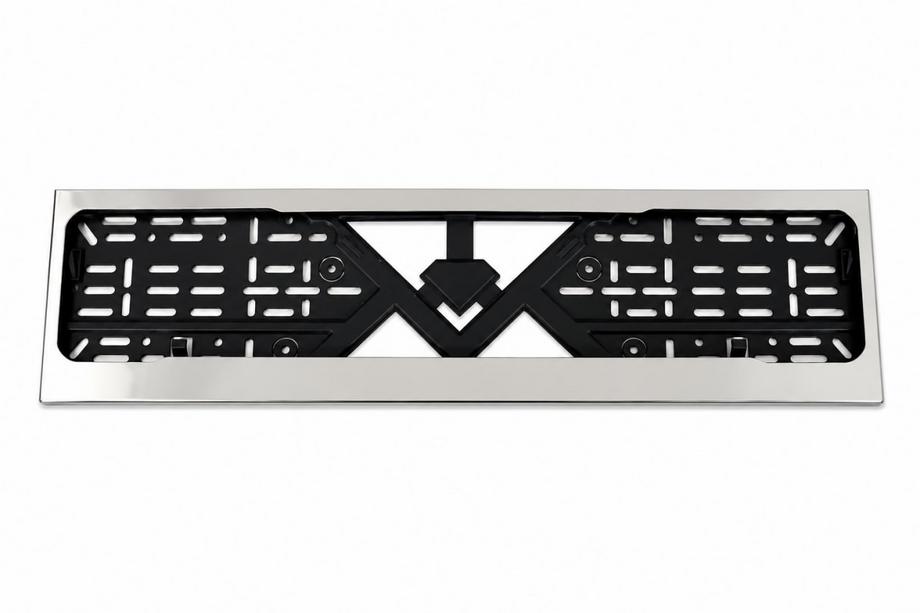 Toyota Ramka Tablicy Rejestracyjnej Chrom (1 szt, Stal Nierdzewna) Image