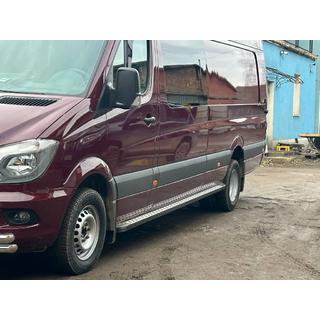 Progi Boczné DOT-Line (2 szt., Aluminium) Mercedes Sprinter W906 2006–2018 zdjęcia 3