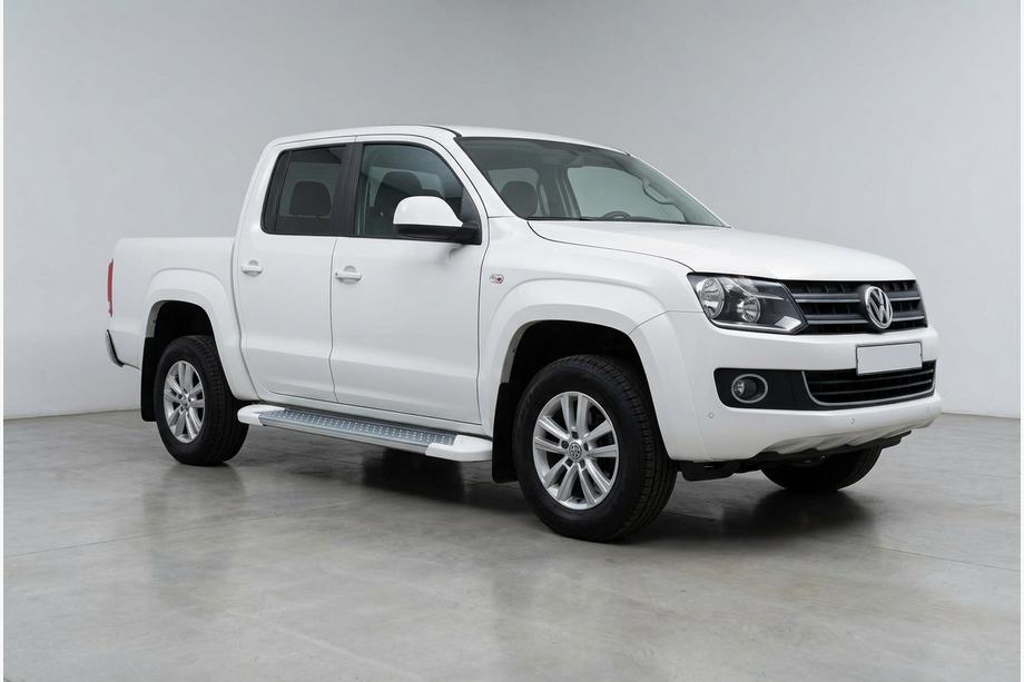 Volkswagen Amarok 2010-2022 Progi Boczné Allmond White (2 szt., Aluminium) Image