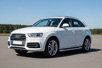 Audi Q3 2011-2019 Progi Boczné Allmond White (2 szt., Aluminium) zdjęcia 1