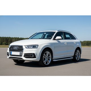 Progi Boczné Allmond White (2 szt., Aluminium) Audi Q3 2011-2019 zdjęcia 1