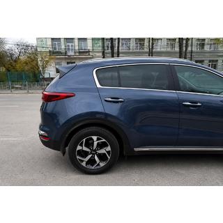 Relingi zintegrowane szare OEM (tworzywo ABS, montaż na klej) Kia Sportage 2015-2021 zdjęcia 2