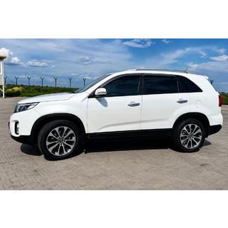 Relingi dachowe OEM szare (aluminium, montaż na klej) Kia Sorento II XM 2009-2014 zdjęcia 1