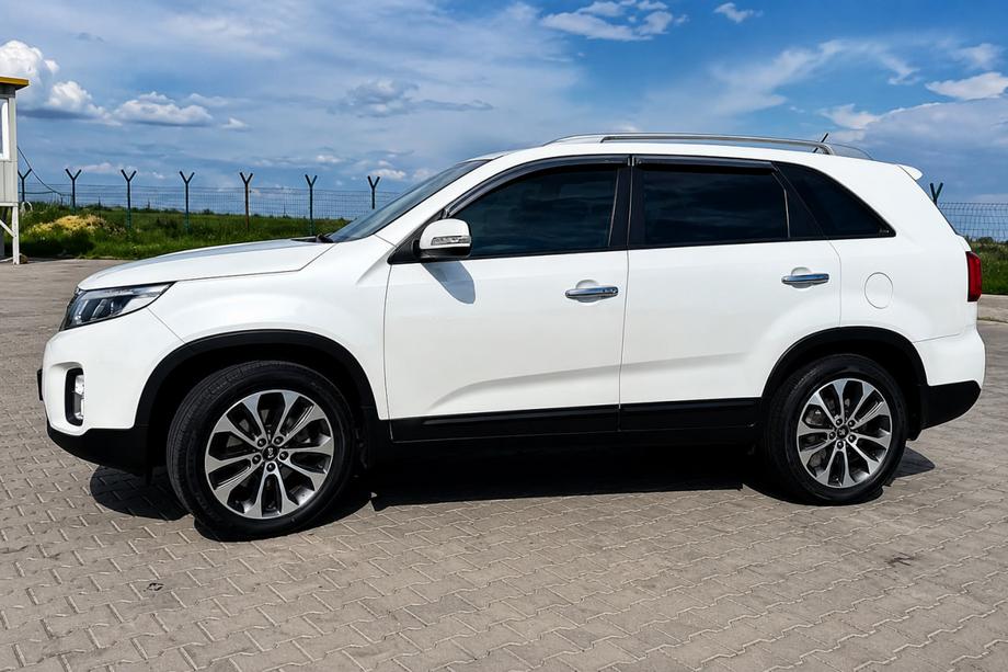 Kia Sorento II XM 2009-2014 Relingi dachowe OEM szare (aluminium, montaż na klej) Zdjęcia 1