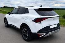 Kia Sportage 2021- Zintegrowane relingi dachowe czarne OEM (tworzywo ABS, montaż na klej) zdjęcia 2