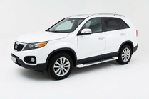 Kia Sorento II XM 2009-2014 Progi Boczné Allmond White (2 szt., Aluminium) 2013-2016 zdjęcia 1