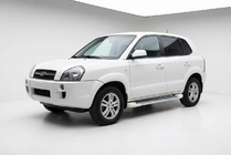 Hyundai Tucson JM 2004- Progi Boczné Allmond White (2 szt., Aluminium) zdjęcia 1