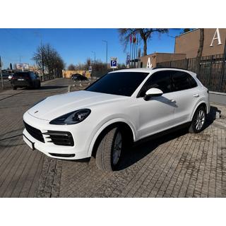 Relingi dachowe zintegrowane czarne OEM (Aluminium, montaż na klej) Porsche Cayenne 2018- zdjęcia 1