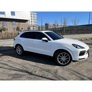Relingi dachowe zintegrowane czarne OEM (Aluminium, montaż na klej) Porsche Cayenne 2018- zdjęcia 2