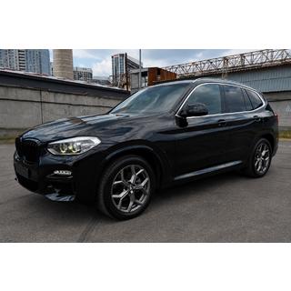 Zintegrowane relingi dachowe chrom OEM (Aluminium, montaz na klej) BMW X3 G01 2018- zdjęcia 1
