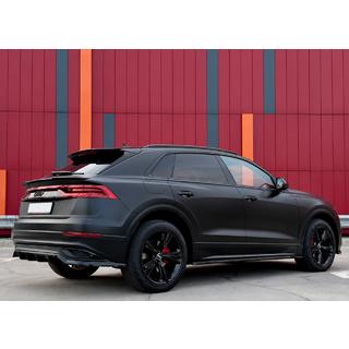 Relingi dachowe zintegrowane czarne OEM (Aluminium, montaż na klej) Audi Q8 2018- zdjęcia 1