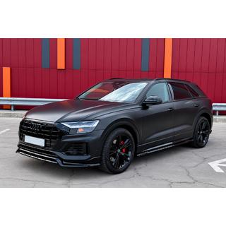 Relingi dachowe zintegrowane czarne OEM (Aluminium, montaż na klej) Audi Q5 2017-2025 zdjęcia 2