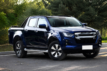 Isuzu D-Max 2011-2019 Relingi dachowe czarne OEM (Aluminium) zdjęcia 1