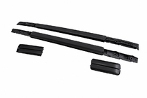 Isuzu D-Max 2011-2019 Relingi dachowe czarne OEM (Aluminium) zdjęcia 2