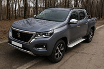 Peugeot Landtrek 2020- Relingi dachowe czarne OEM (Aluminium) zdjęcia 1