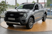 Ford Ranger 2022- Relingi dachowe czarne OEM (Aluminium) zdjęcia 1