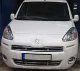 Citroen Berlingo 2008-2018 Atrapa chłodnicy jednoczęściowa 2008-2012 (stal nierdzewna) od 2012 zdjęcia 2
