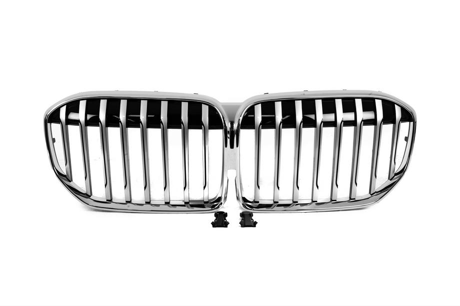 BMW 7 Series G11/G12 2015-2022 Grille nerki 1 listwa (2019-2022, Chrome) Image