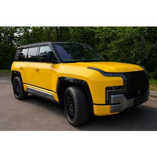 Zintegrowane relingi dachowe czarne OEM (Aluminium)