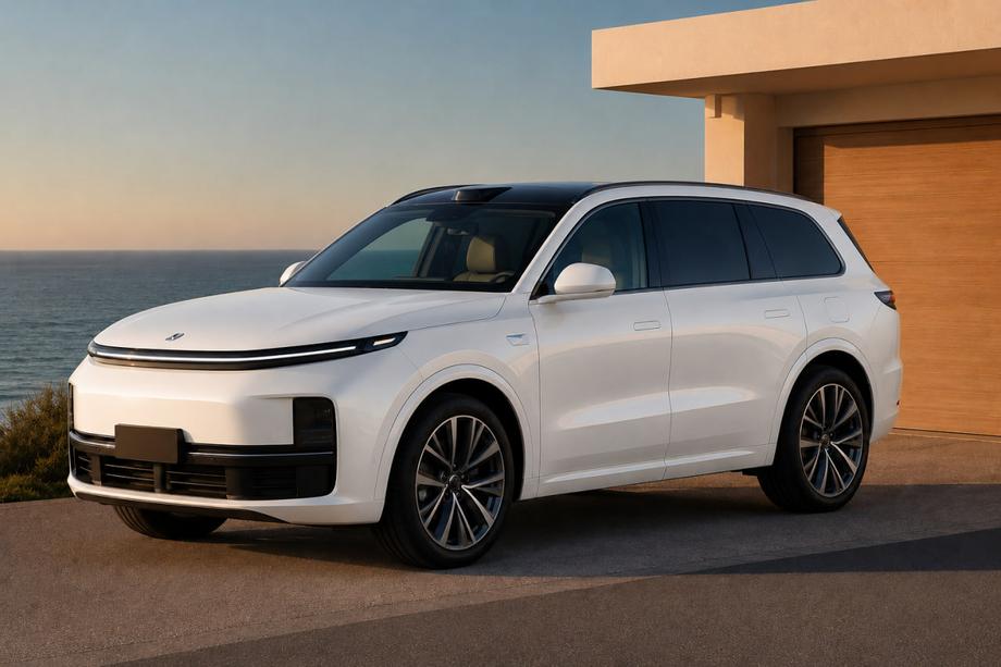 Li Auto L9 Zintegrowane relingi dachowe czarne OEM (Aluminium) Image