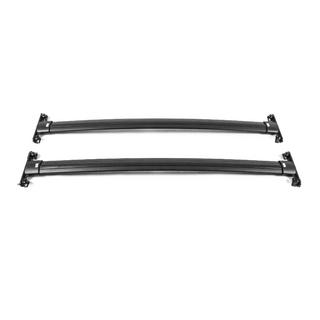 Belki poprzeczne bagażnika dachowego czarne na relingi OEM (Aluminium) Toyota Land Cruiser 200 2007-2021 zdjęcia 1