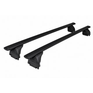 Belki poprzeczne bagażnika dachowego czarne OEM (zamykane na klucz, aluminium) Jeep Wrangler 2007-2017