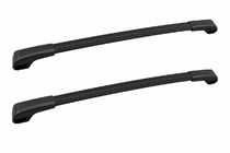 Subaru Crosstrek 2011-2017 Belki poprzeczne bagażnika dachowego czarne na relingi OEM (Aluminium) zdjęcia 1