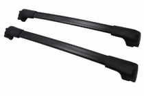 Toyota Land Cruiser Prado 250 2023- Belki poprzeczne bagażnika dachowego czarne na relingi OEM (Aluminium) zdjęcia 1