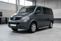 Volkswagen T5 Transporter 2003-2010 Progi Boczne BlackLine (2 szt, Aluminium) Długa Baza zdjęcia 3