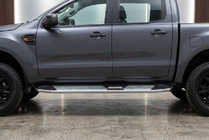 Mazda BT-50 2007-2012 Progi Boczne Mevsim Grey (2 szt., Aluminium) zdjęcia 1