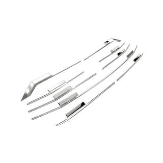 Listwy na grill (9 szt., stal nierdzewna) zdjęcia 2