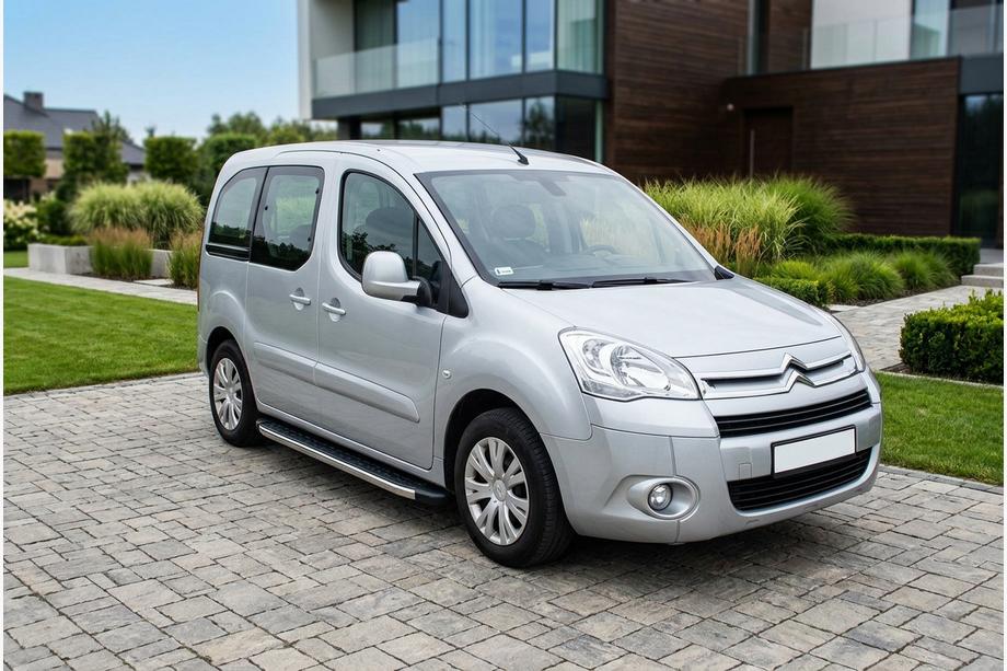 Citroen Berlingo 2008-2018 Progi Boczne BlackLine (2 szt, Aluminium) Image