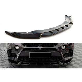 Przednia dokładka lip DPT V-2 (do X6M F86, czarny połysk) BMW X6 F16 2014-2019 zdjęcia 1
