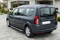 Renault Logan MCV 2005-2013 Progi Boczne BlackLine (2 szt, Aluminium) zdjęcia 1