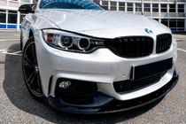BMW 4 Series F32/F33/F36 2012-2020 Przedni lip MP-Style (do M-Sport, czarny połysk) zdjęcia 4