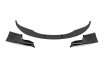 BMW 5 Series E60/E61 2003-2010 Dokładka (lip) przedniego zderzaka (do M5, czarny połysk) zdjęcia 6