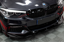 BMW Seria 5 G30/G31 2017–2023 Dokładka zderzaka przedniego AC-Style (do M-Sport 2017-2020, ABS) zdjęcia 4