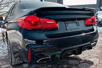 BMW Seria 5 G30/G31 2017–2023 Dyfuzor tylnego zderzaka CS-Style (do M-Sport/M5 F90, ABS) zdjęcia 4