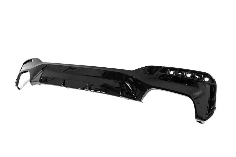 BMW Seria 5 G30/G31 2017–2023 Dyfuzor tylnego zderzaka MP-Style (do M-Sport/M5 F90, ABS) Zdjęcia 2