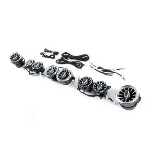 Nakładki na nawiewy LED (2014-2017, 7 kolorów) Mercedes S-сlass W222 2013-2022 zdjęcia 4