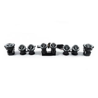 Deflektory nawiewu LED (64 kolory) Mercedes E-сlass W213 2016-2023 zdjęcia 3