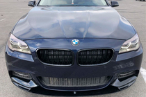 BMW 5 Series F10/F11 2010–2016 Dokładka przedniego zderzaka MP-Style (do M-Performance, czarny połysk) zdjęcia 5