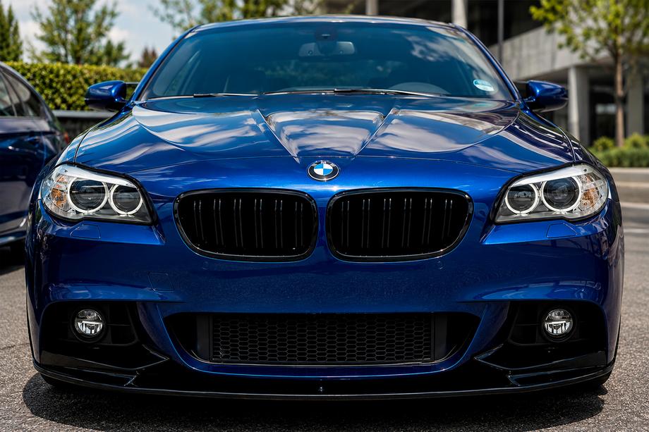 BMW 5 Series F10/F11 2010–2016 Dokładka przedniego zderzaka MP-Style (do M-Performance, czarny połysk) Image