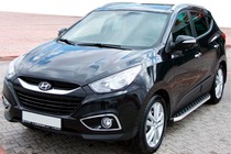 Hyundai IX-35 2010-2015 Progi Boczne BlackLine (2 szt, Aluminium) zdjęcia 1